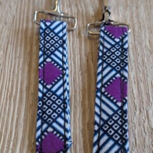 EDI037 - Porte-clés - Purple Grid