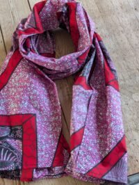 EDS045 - Foulard/Echarpe - Colibri Rouge EDS045 - Foulard/Echarpe - Colibri Rouge