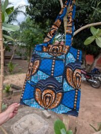 EN027 - Tote Bag pliable - Lotus OrBleu - 2
