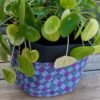 P-EDI012 - Cache pot/Panier multiusage - Purple Grid
