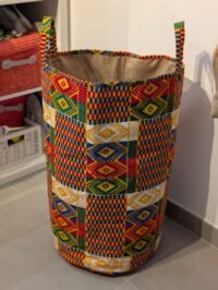 EDI074 - Panier à linges/Multiusage - Royal Kente